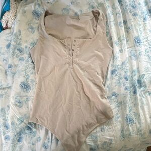 BRAND NEW Abercrombie Bodysuit Beige